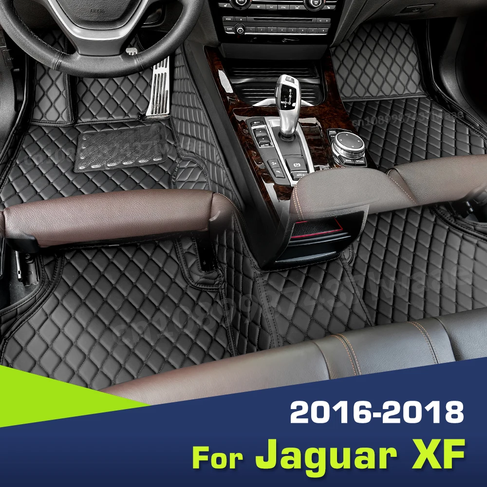 

Автомобильные коврики для Jaguar XF 2016 2017 2018, пользовательские автомобильные подушечки для ног, автомобильный ковер, аксессуары для интерьера