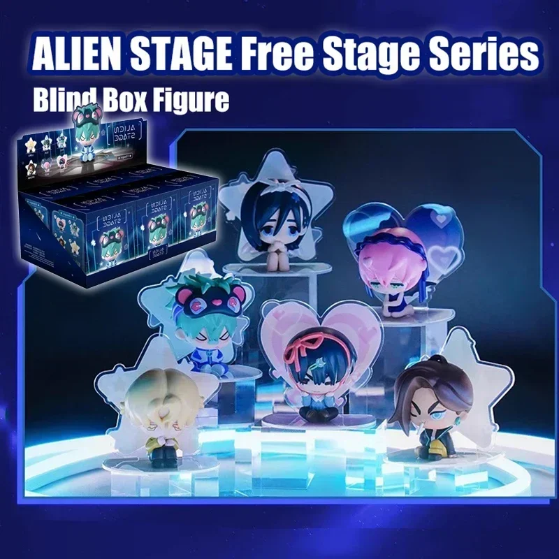 

6PCS Alien Stage Free Stage Series Blind Box TILL Two-dimensional Animation Peripherals Collection Model Doll Surprise Gifts Toy