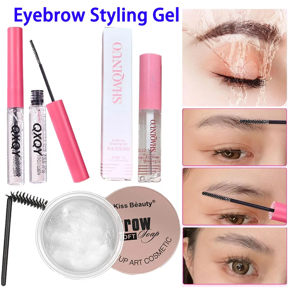 Transparent Eyebrow Gel Styling Liquid Colorless Fixed Gel Waterproof Sweat-proof Eyebrow Repair Makeup Gel For Eyebrows