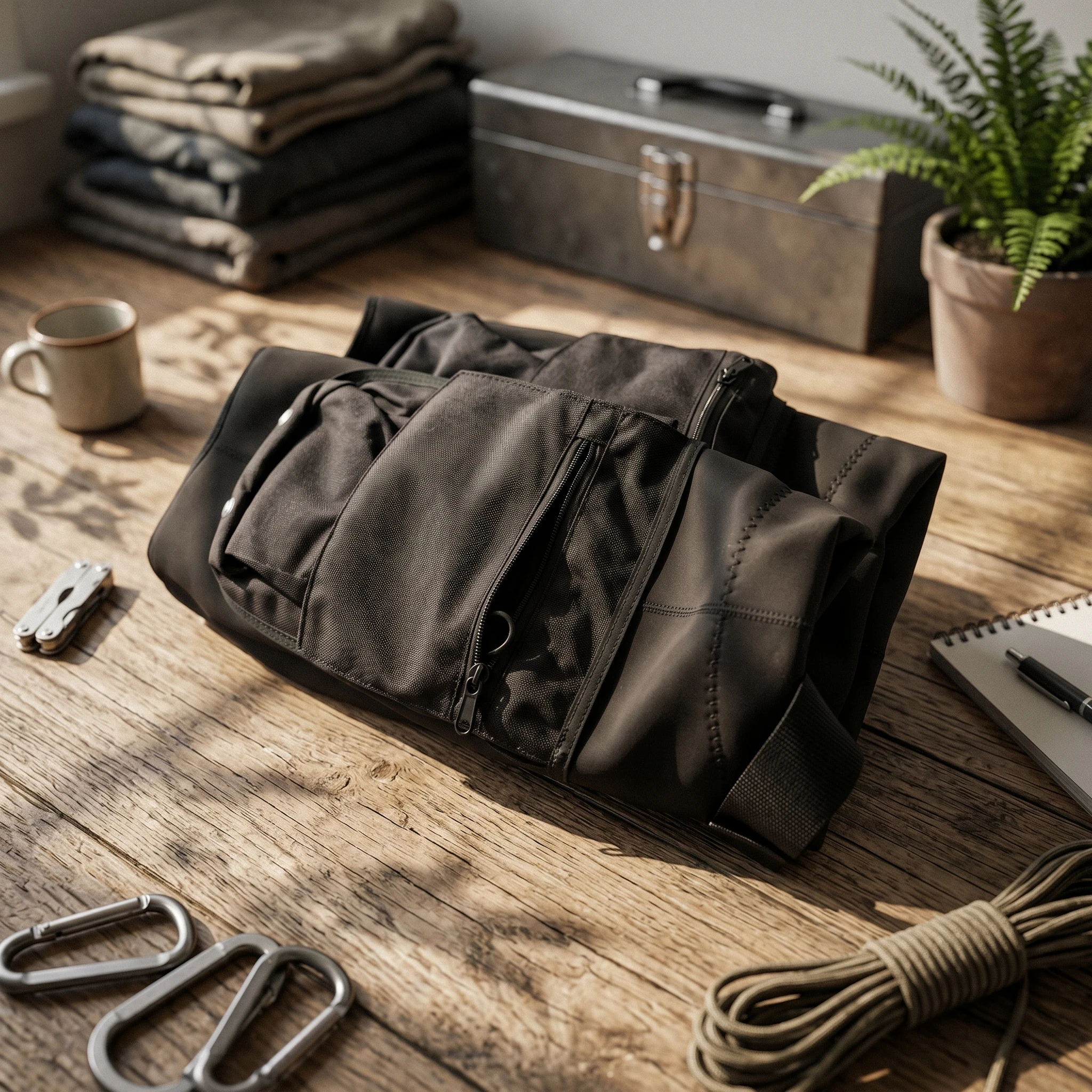 Spearfishing Cargo Shorts Stretch Cargo Dive Shorts Water Sports Gear Hook-and-Loop Buckle Closure
