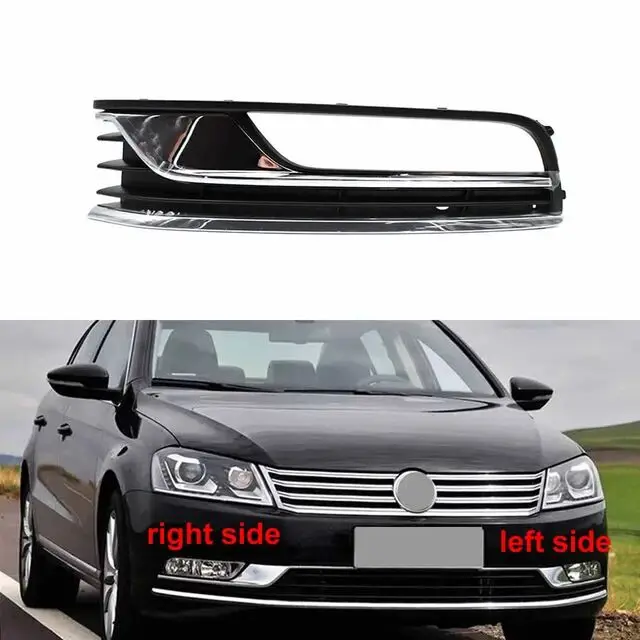 For Volkswagen VW Passat B7L 2012 2013 2014 2015 2016 Front Bumper Grille Driving Lamp Cover Fog Light Cover Fog Lamp Shell