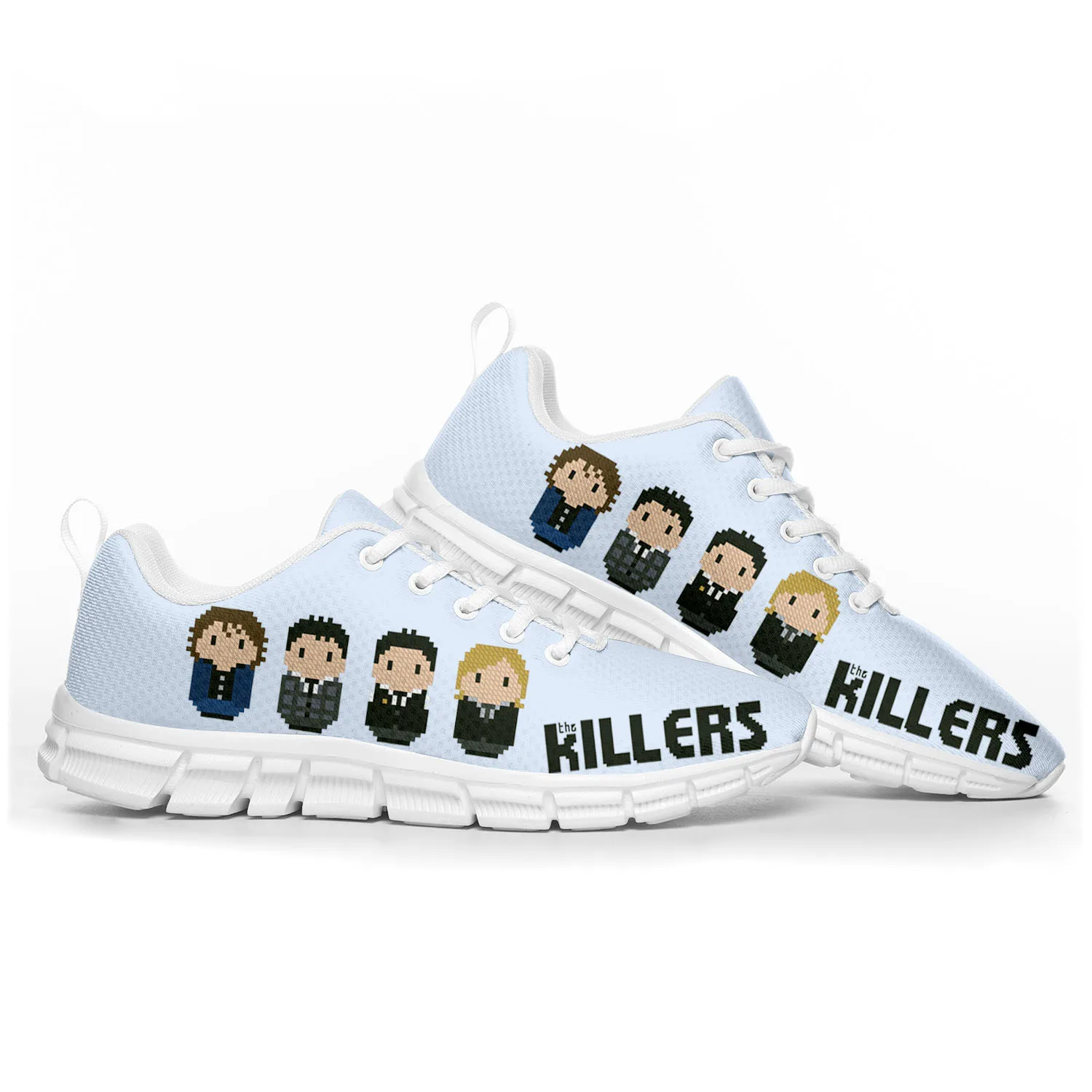 The Killers Rock Band Pop Sports Shoes Mens Womens Teenager Kids Children Sneakers Casual Custom High Quality Couple Shoes White