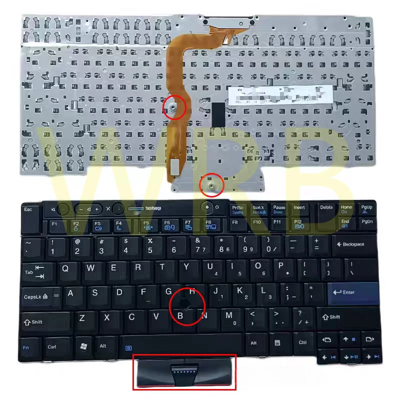 New Laptop Keyboard for Lenovo THINKPAD T410 X220 T400S T420 T510 T520 W510 W520