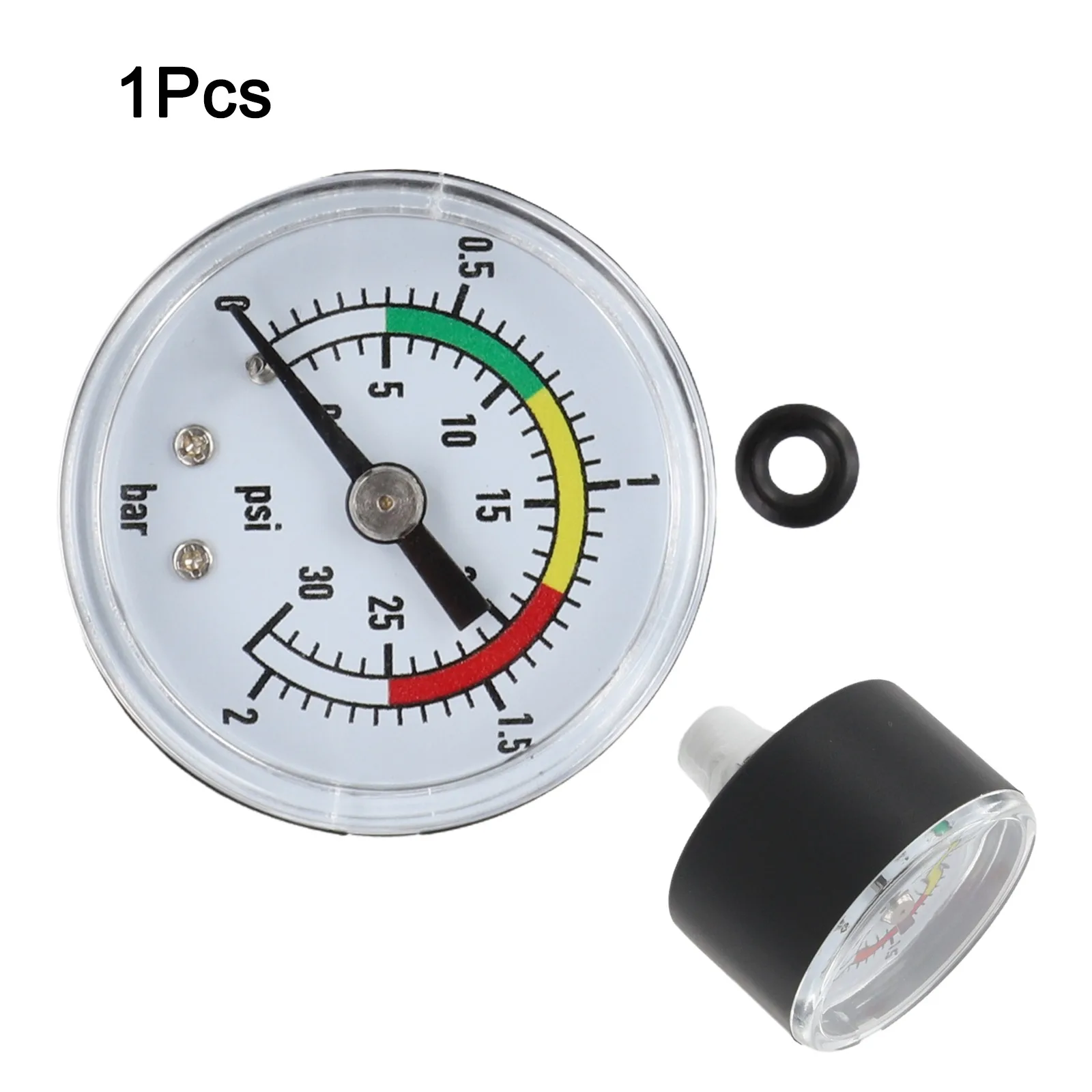 1pc Pressure Gauge With O-Ring Dual Scale Measurement Pressure Gauge For Intex 11224 14 And 16 Inch Sand Filter Pumps ﻿