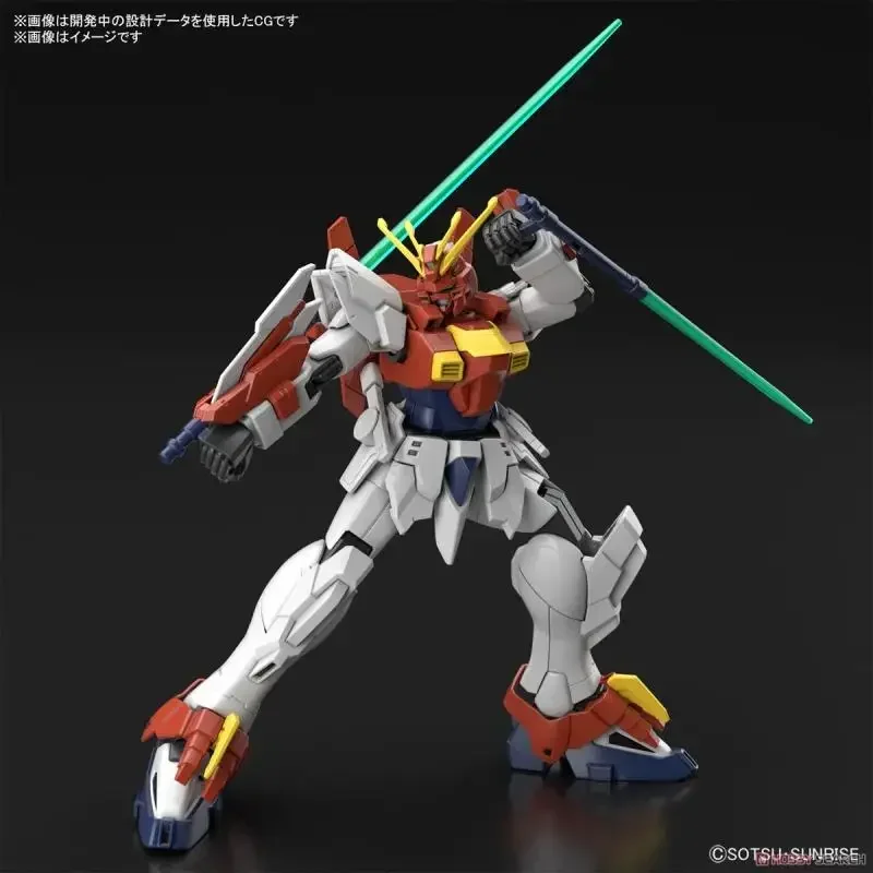 Originale Bandai Gundam Anime Figura HG 1/144 Gundam Breaker Battle Record Hot Blazing Gundam Modello di Montaggio Anime Action Figures