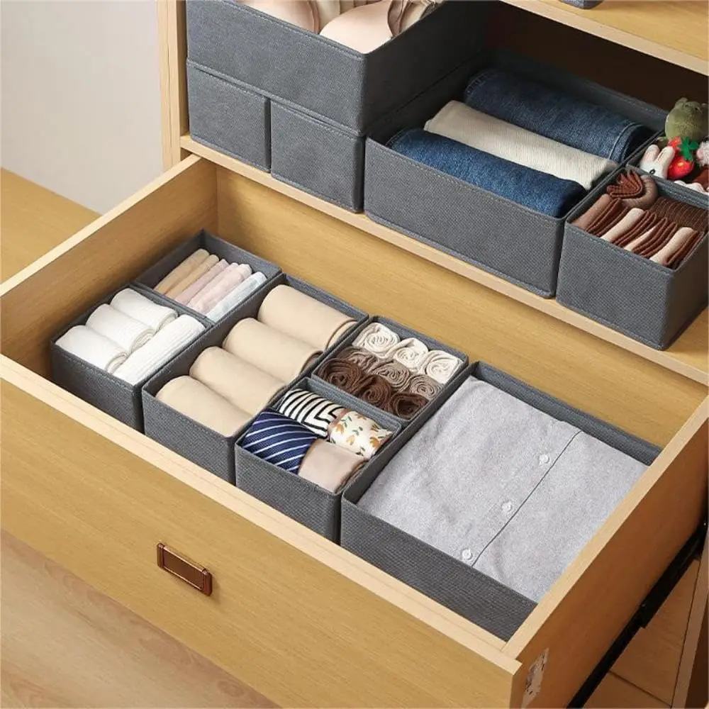 Drawer Organizer Clothes Underwear Drawer Organizer Foldable Closet Organizers Storage Dresser Drawer Dividers for Clothes Socks