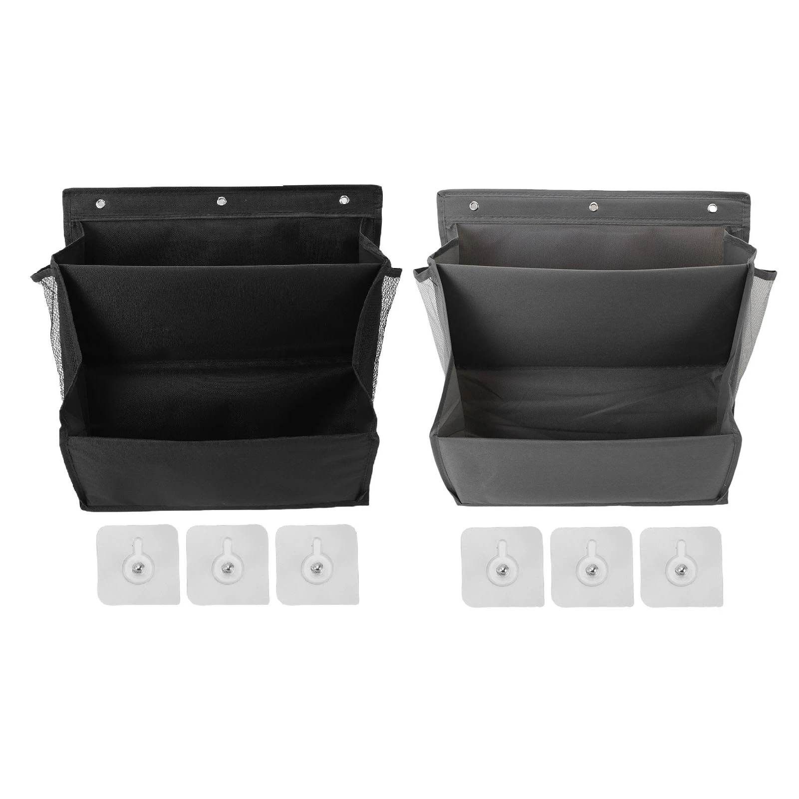 Tür-Schuhregal, Wandbehang, Schuh-Organizer, multifunktionales 2-stufiges hängendes Schuhregal mit Klebehaken für Türen, Wohnmobil, Schrank