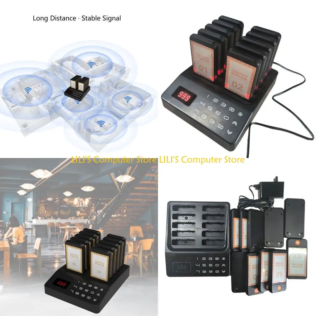 A52B Commercial Pager System Durability Construction Wireless Pager System Buzzers