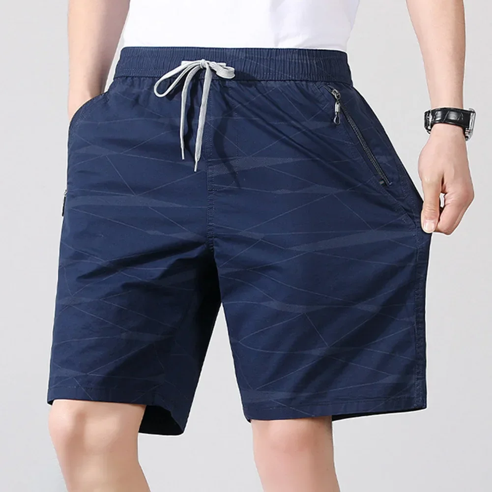 

Свободные большие брюки, летние повседневные шорты, стиль для отдыха, стандартная длина, легкая эластичность, удобная летняя одежда, пляжные брюки