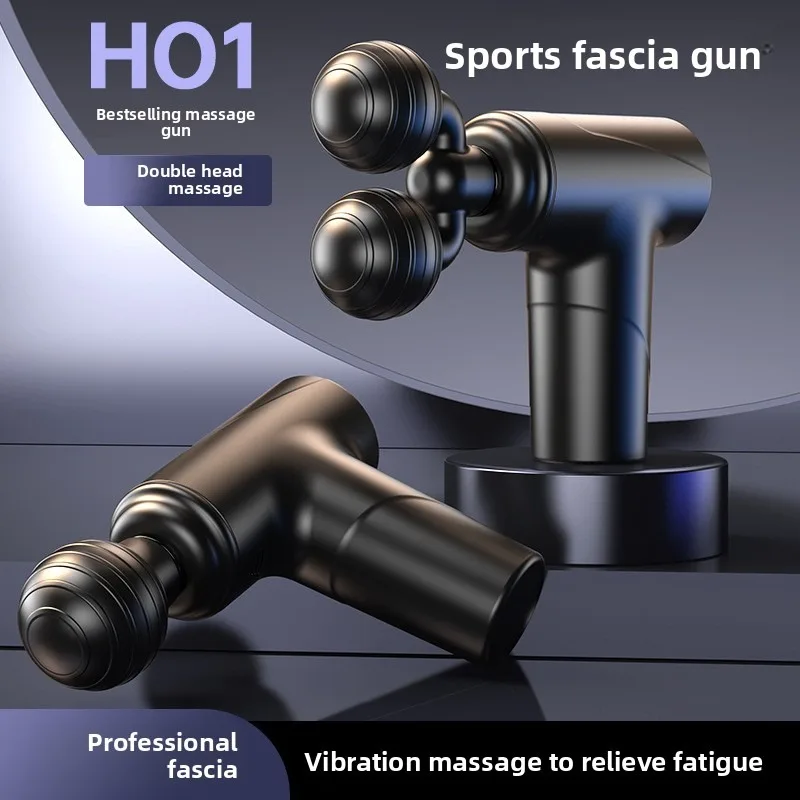 Mini Massage Gun Rechargeable Portable Handheld Muscle Massager 3 Speed Quiet Muscle Relaxation for Home Fitness Workout