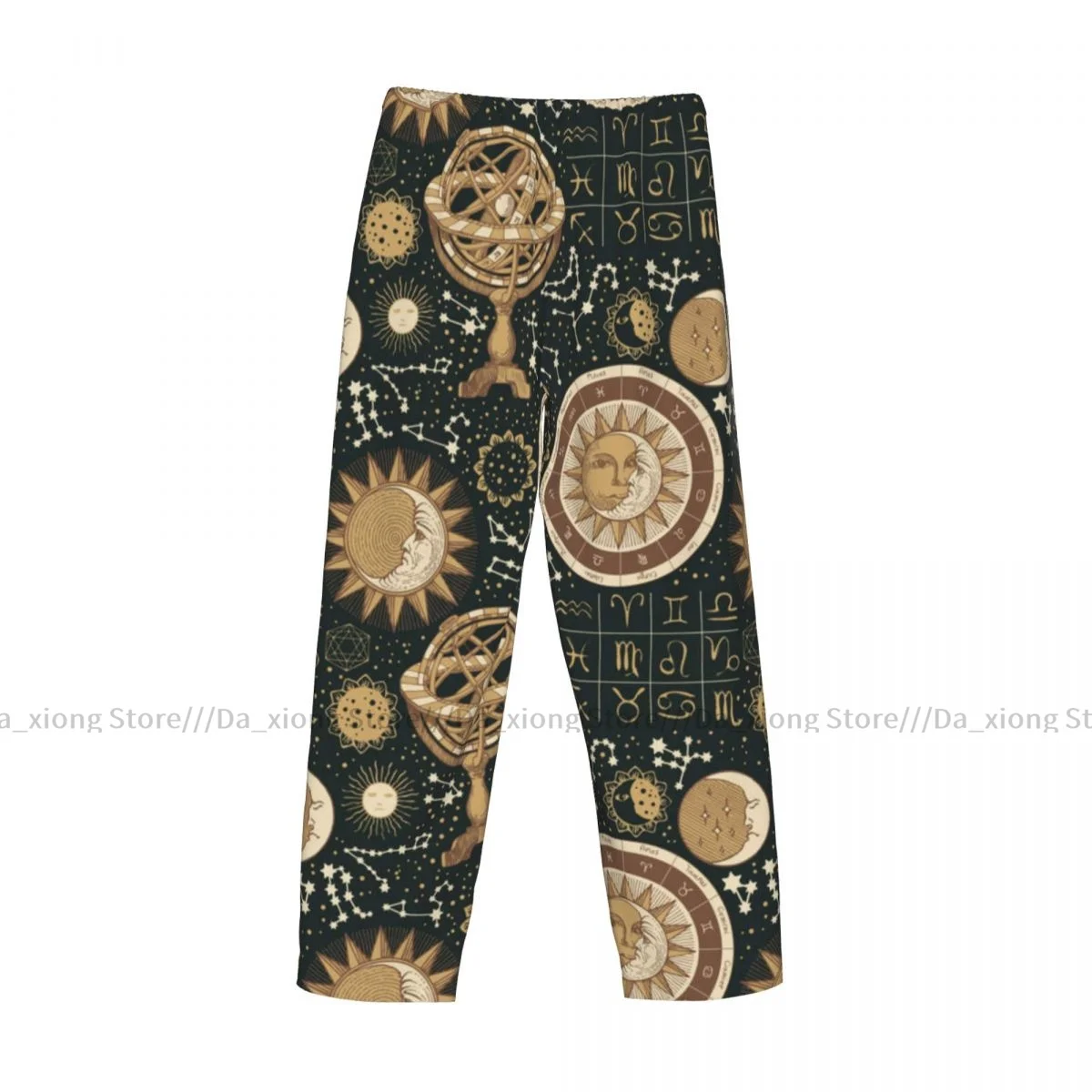 Vintage Sterne Sternbilder astro logische Herren Pyjamas Pyjamas Hosen Lounge Hosen Schlaf hosen