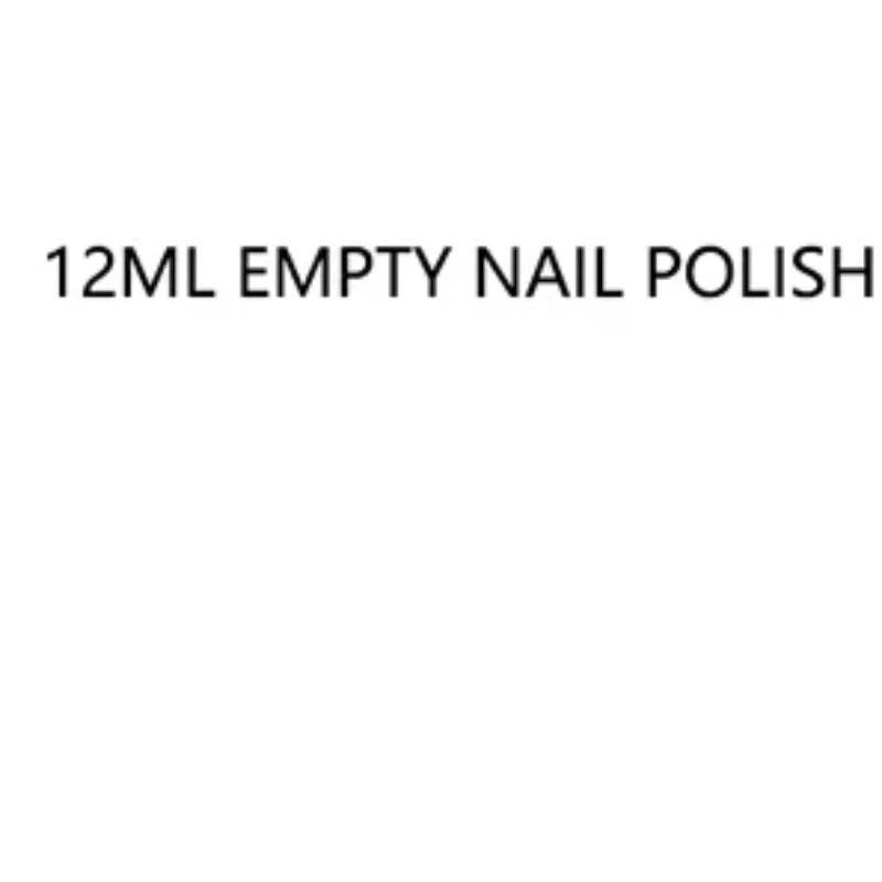 ขวดน้ำยาทาเล็บสีน้ำเงินเข้มขนาด 12 มล. พร้อมแปรง ขวดเปล่าสำหรับเติม ขวดกาว ขวดตัวอย่างขนาดเล็กสำหรับเจลทาเล็บ ขวดแก้ว