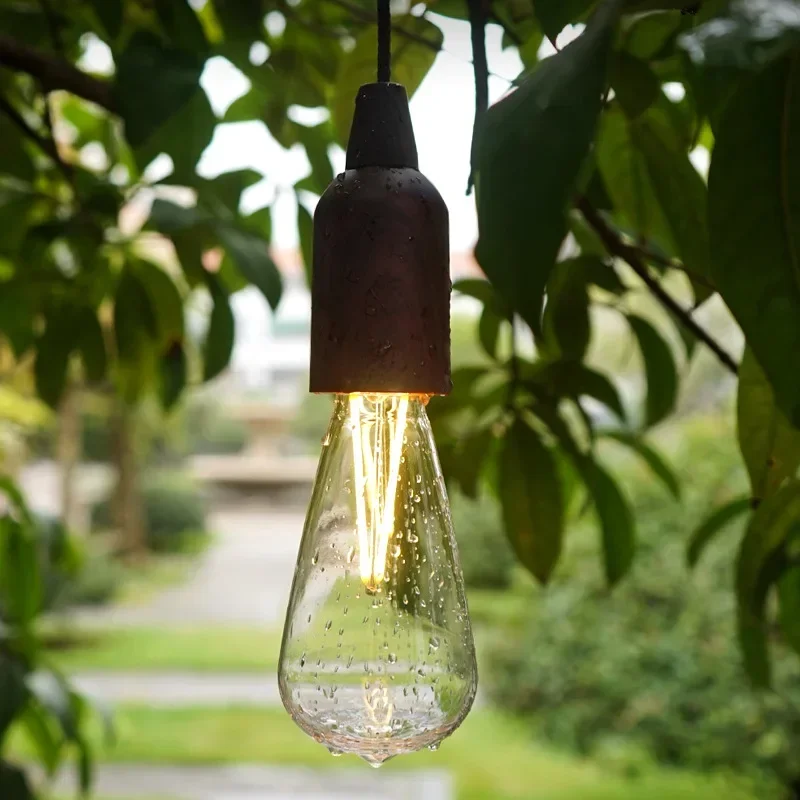 

Camping Tent Travel Lamp, Outdoor Lighting, Warm Light Led, Mini Vintage Hanging Lanterns, Milk Bubble Lamp, Lightweight