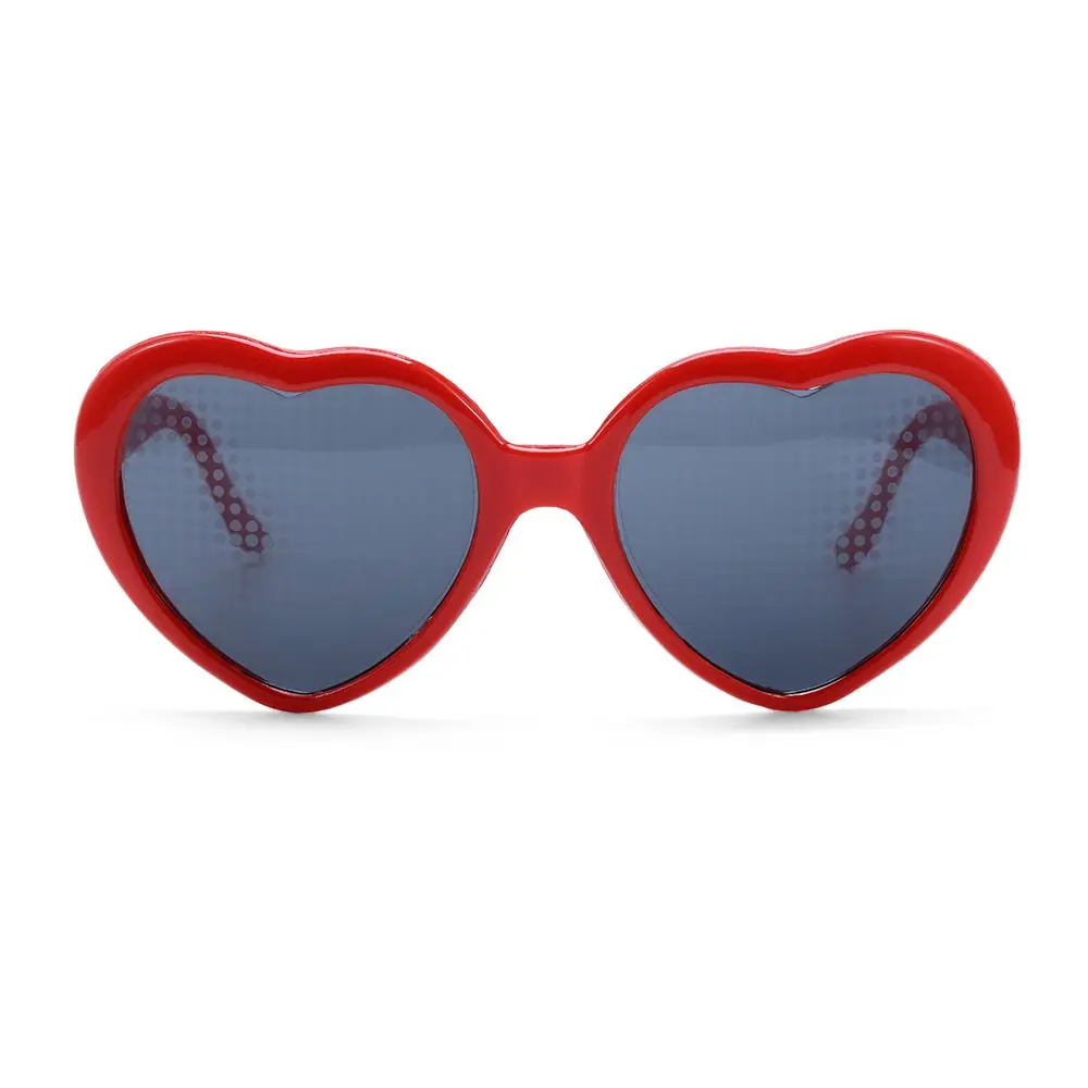 Fashion Gifts Long-lasting Heart-shaped Special Effect Glasses Lights Become Love Image Heart Diffraction Glasses