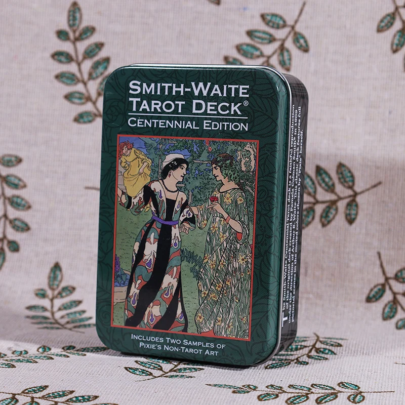 cartes-de-tarot-smith-waite-edition-iron-box-jeu-de-societe-de-loisirs-pour-un-joueur-difficulte-debutant-duree-inferieure-a-30-minutes