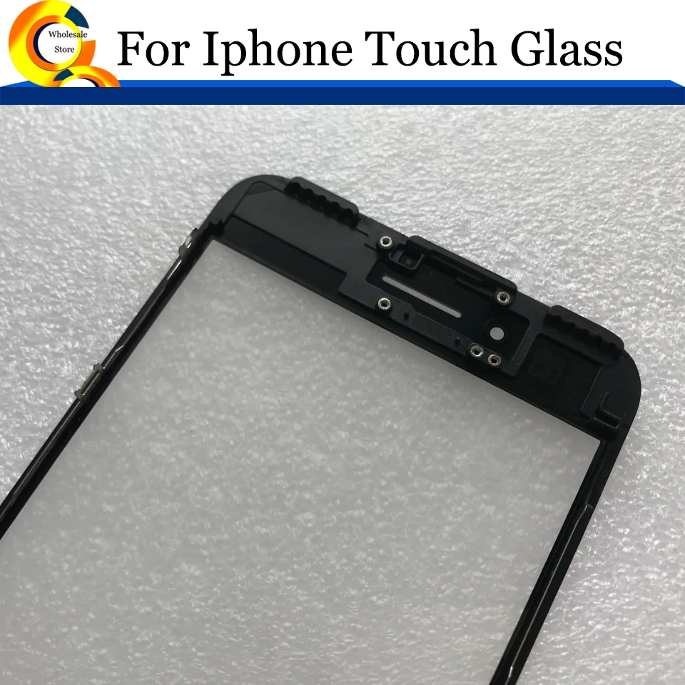10Pcs\Lot For iPhone 6 6s 5 7 8 Plus  Touch Screen Front Outer Glass With Laminated OCA Replacement