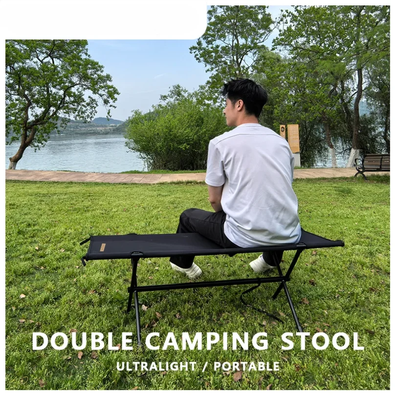 

Легкий складной двухместный стул-шезлонг для улицы, пляжа, сада и пикника