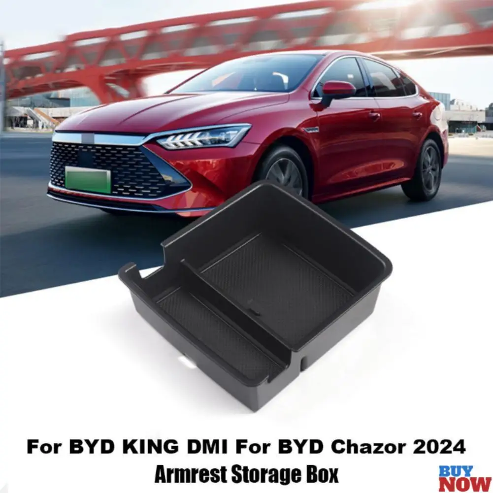 NEW for BYD KING DMI Chazor 2024 Car Styling Center Console Organizer Storage Box Armrest Storage Box Auto Modified Parts