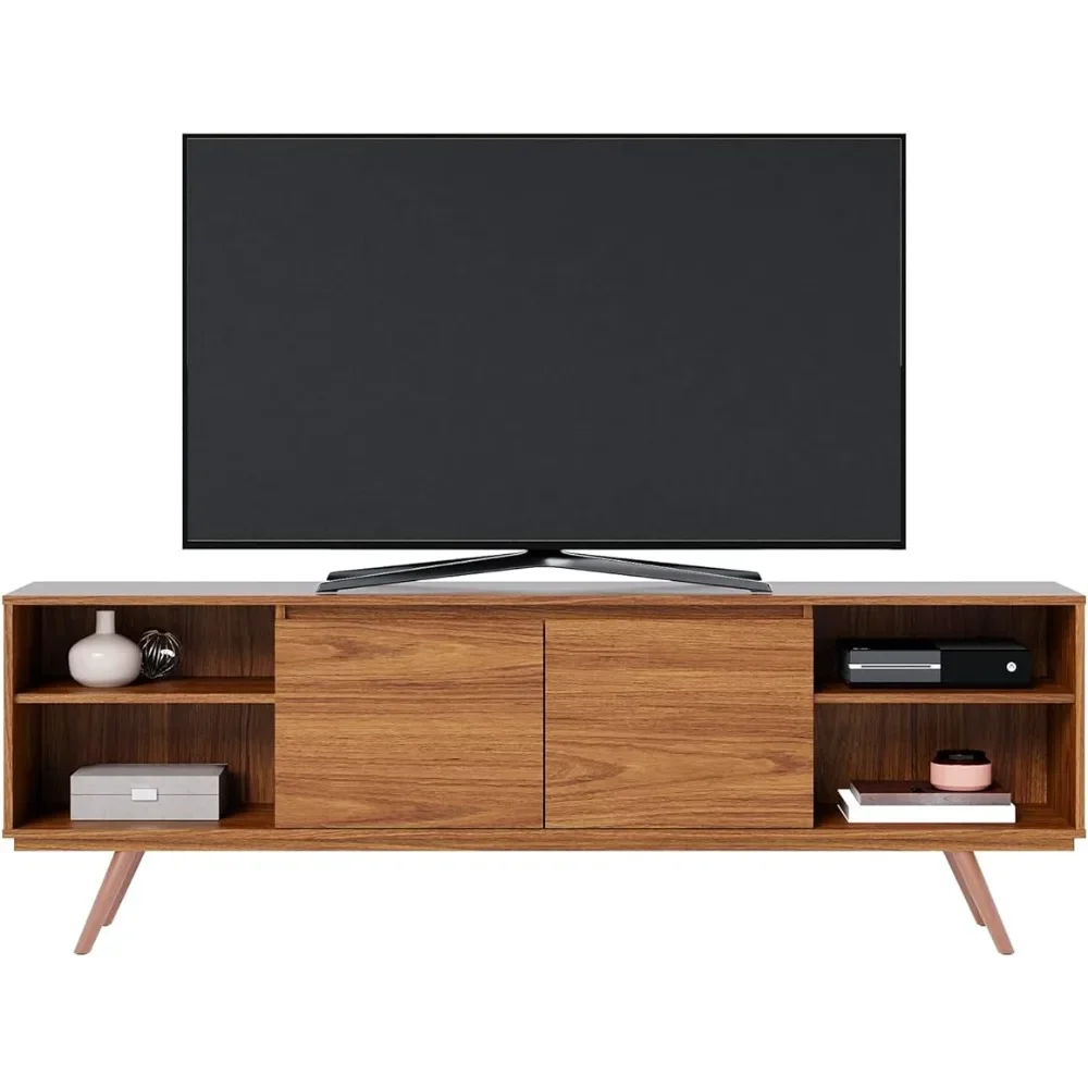 Media Console Tv Stand Living Room Furniture Hailen - Modern TV Stand Up to 75-inch freight free