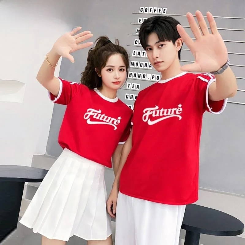 

Универсальный костюм для чирлидинга и гимнастики, одежда для студенческих спортивных мероприятий, групповых танцев, выступлений, женский командный сценический костюм из полиэстера