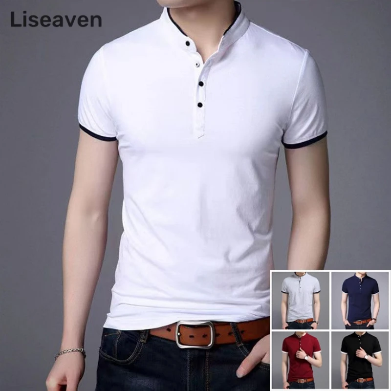 Liseaven Brand T-Shirt Men Tees Men T Shirt Short Sleeve Summer T Shirts For Men Tshirts Men T Shirt Top Tees