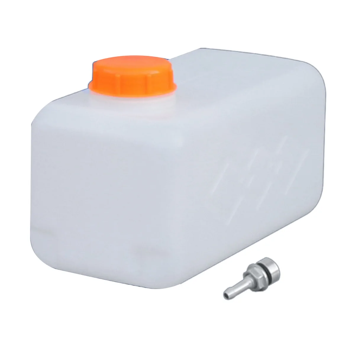 5L Air Parking Heater Fuel Tank Oil Storage with Oil Nozzle for Car Truck Caravan Fuel Oil Tank White+Yellow