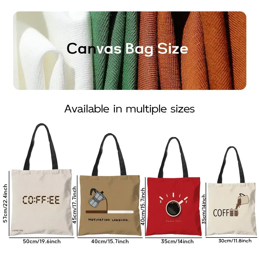 Storage Bags Canvas Shoulder Bag for Boys Girls Anime Crossbody Bags Students Handbag Cafe and Theater Casual Matching