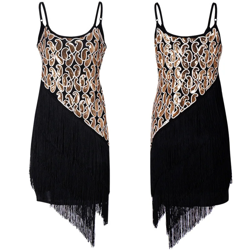 

Vintage 1920s Flapper Tassel Dress for Women Tassel Beaded Sequin Party Dress Sexy Great Gatsby Charleston Costumes