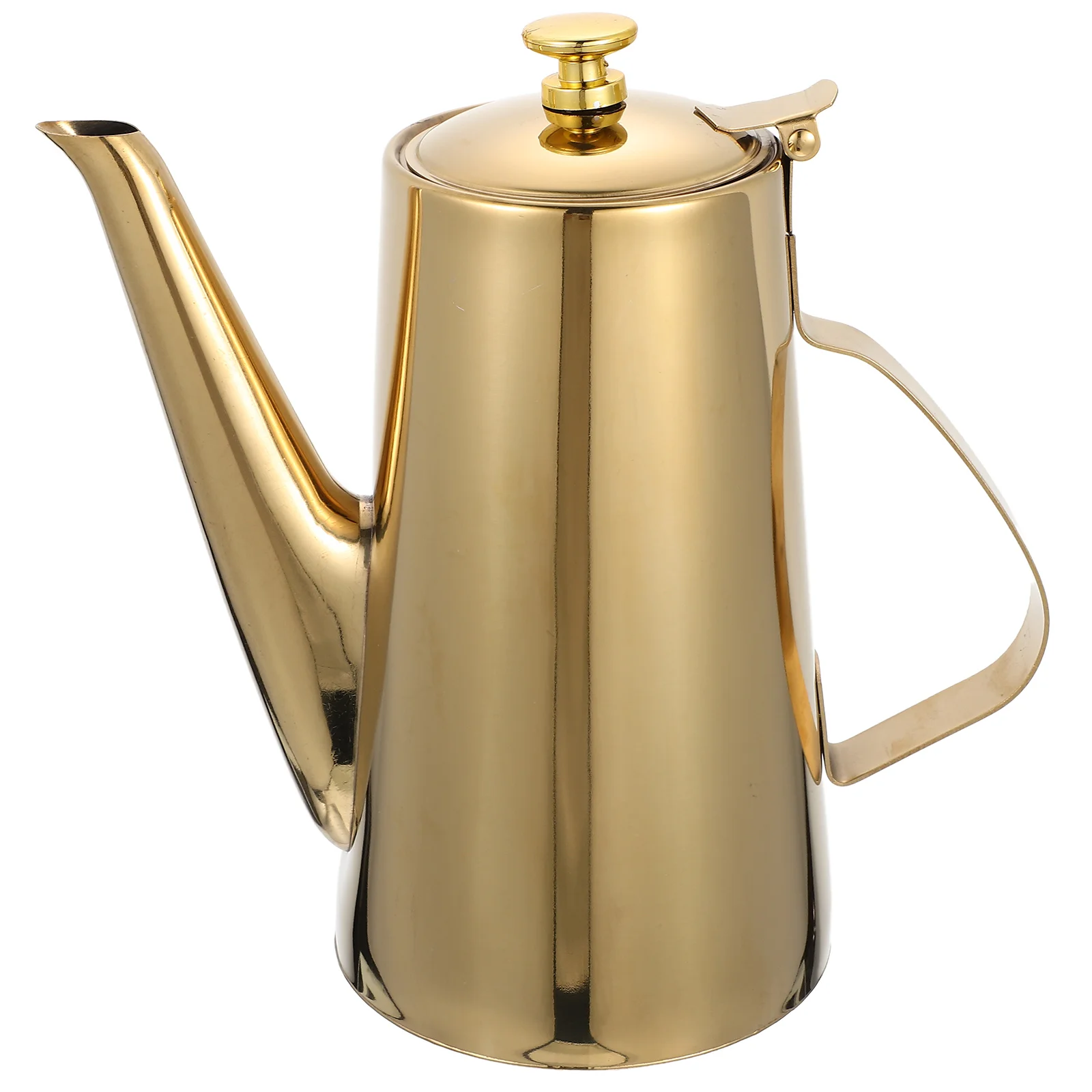 

Kettle Stainless Steel Cold Water Jug Oil Bottle Long Spout Dispenser Teapot Dispensing Golden Household Soy Sauce