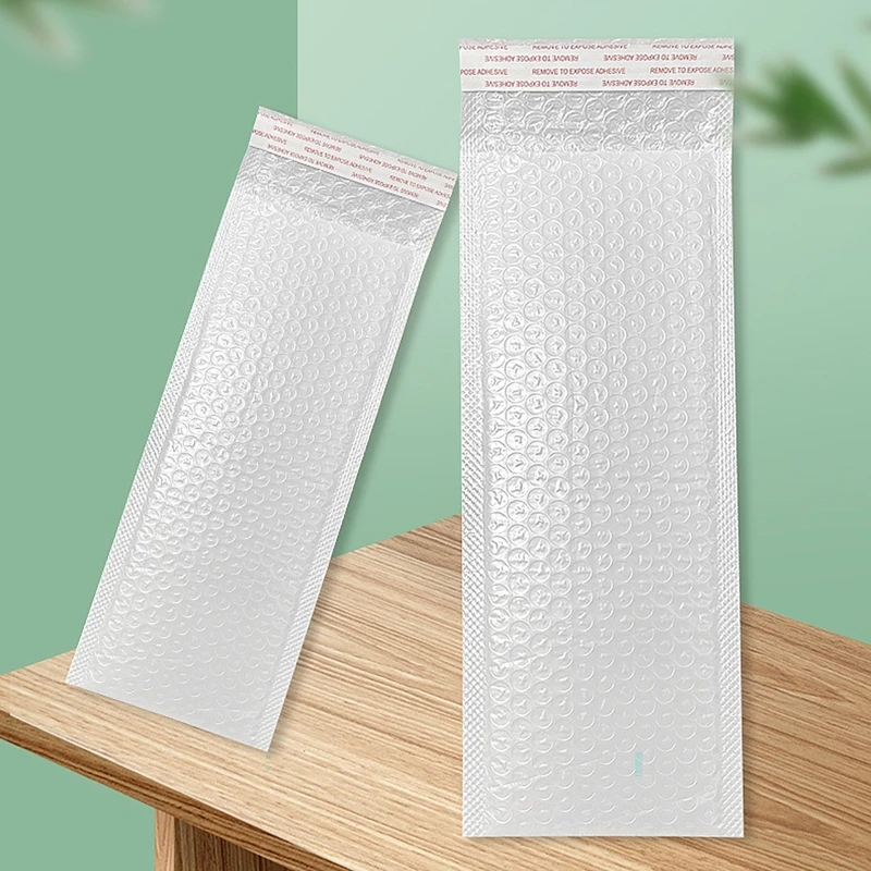 20pcs Matte Black Bubble Bags Shockproof Packing Bubble Envelope Long Shipping Padded Envelopes Business Gift Express Bag