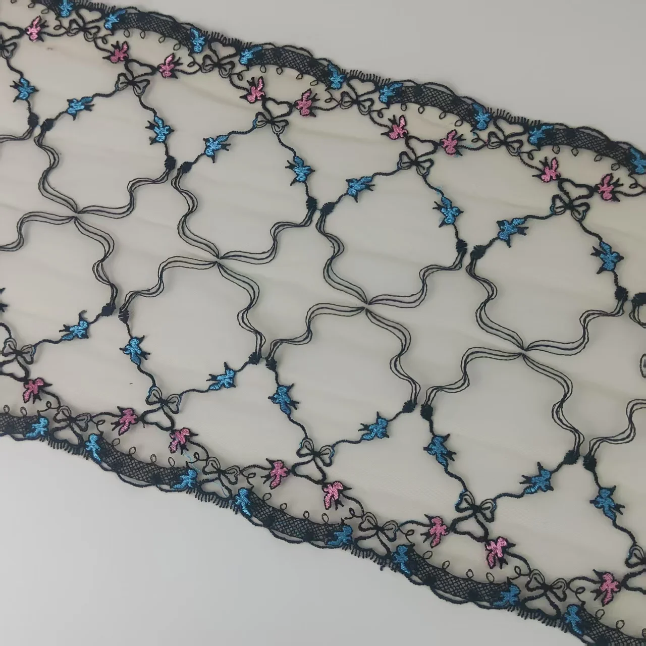 blue-and-pink-swallow-embroidery-lace-diy-handmade-accessory-25cm-wide