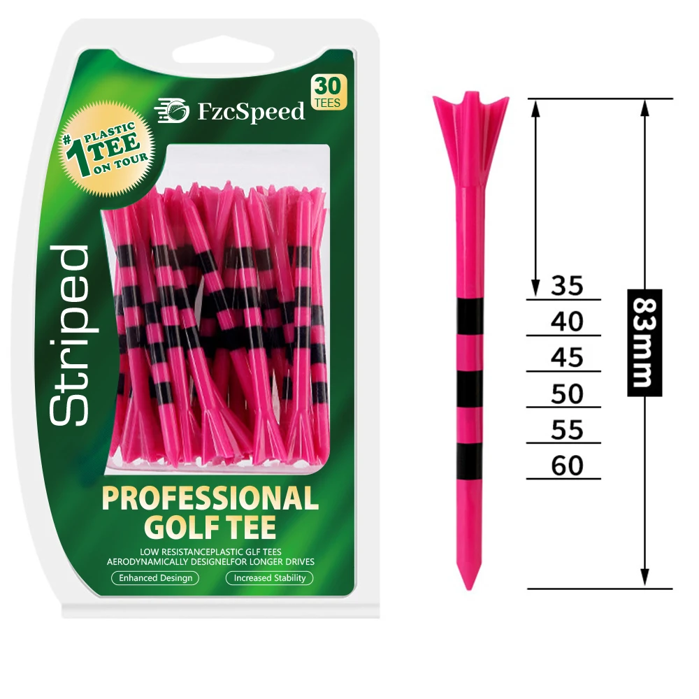FzcSpeed Golf Tees Plastic, 30 Pack (3-1/4