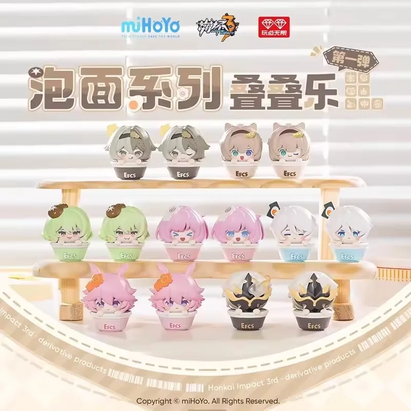 Honkai Impact 3 미니 블라인드 박스, Elysia Mobius Pardofelis Kevin Kaslana Kalpas Yae 사쿠라 Villv 애니메이션 피규어 모델 장식 장난감