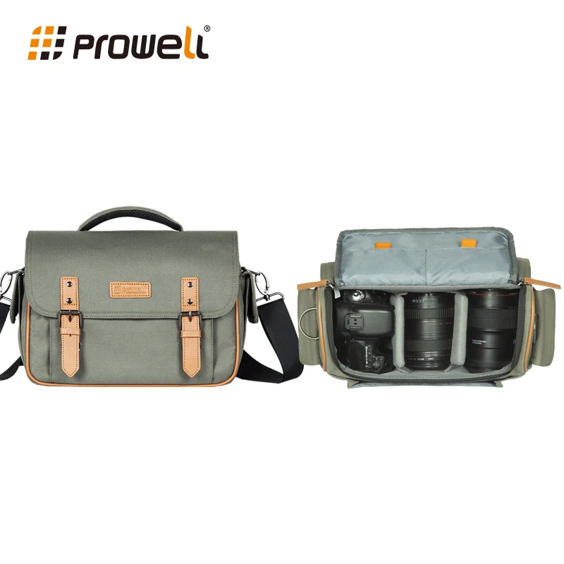 

Camera Bag Retro Photography Bag Single Portable Micro Single Bag Lens Storage Outdoor Travel Waterproof Canvas Camera Backpack
