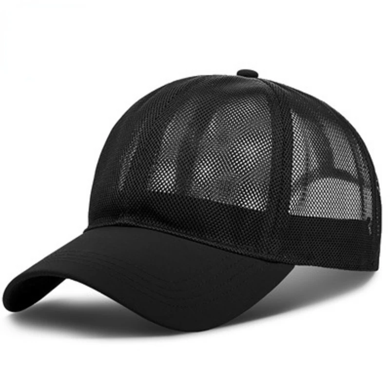 Breathable Mesh Baseball Caps Adjustable Sun Protection Snapback Caps For Women Men Summer Outdoor Sports Hiking Golf Dad Hat