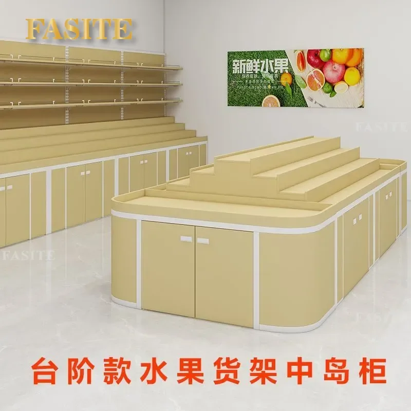 For Multi-layer Fruit Display Cabinet Snack Storage Shelf Wooden Step Stand Organizer for Living Room Kitchen Home Decor