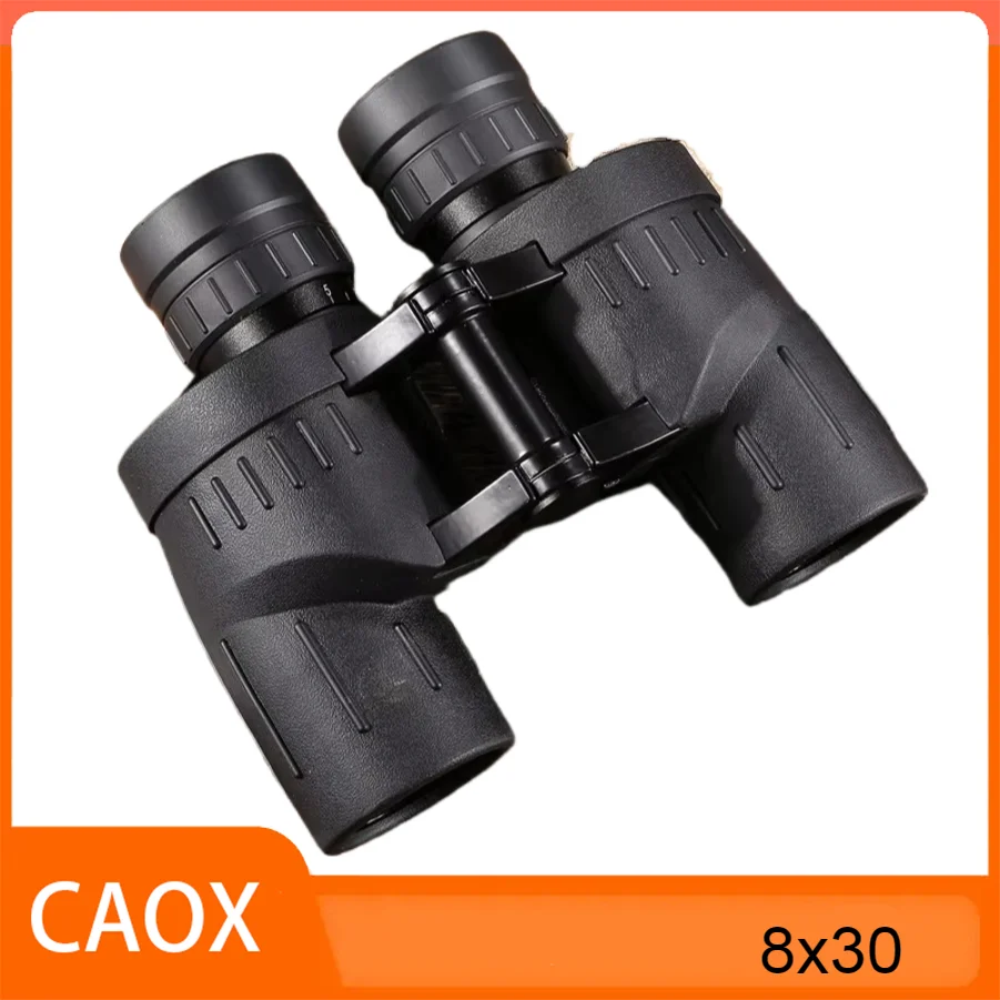 Full Metal Binoculars 8x30 High Power Professional Telescope Long Range Waterproof Range Finder Distance For Hunting Optics
