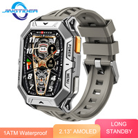 X1 Pro Outdoor Rugged Smart Watch 1ATM Waterproof Bluetooth Call Long Standby Compass Altitude Air Pressure AMOLED Smartwatch