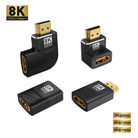 HDMI-compatible 90 degree right-angle adapter HDMI 270 degree HDMI male to female HDMI elbow connector HDMI extension connector