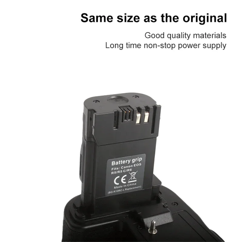 Gorąca sprzedaż BG-R10 Uchwyt aparatu Uchwyt akumulatora Do Canon EOS R5 R6 R5C EOSR6 EOSR5 EOSR5C BGR10 BG R10 EOS R6 Mark II