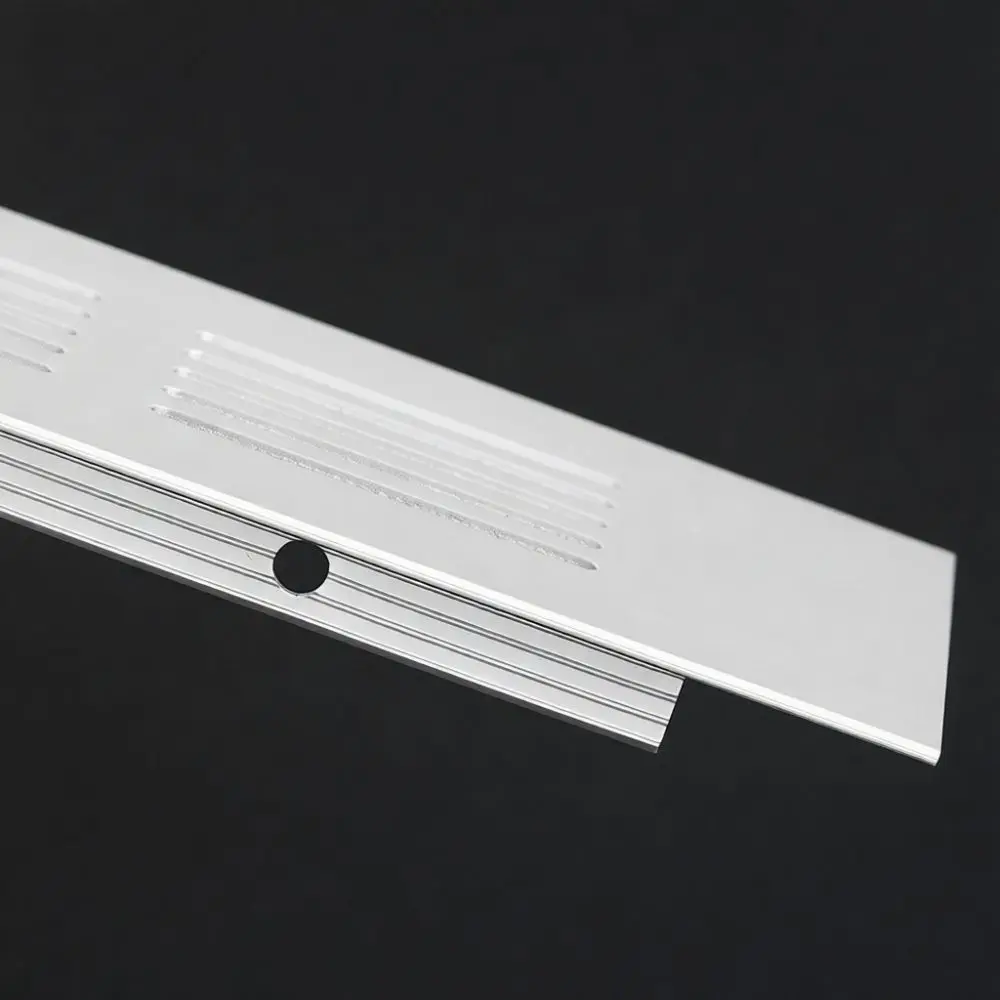 Cabinet Air Vent Cover Aluminum Alloy Rectangular Ventilation Grille For Closet Cupboard Shoe Rack Dustproof Mesh Screen