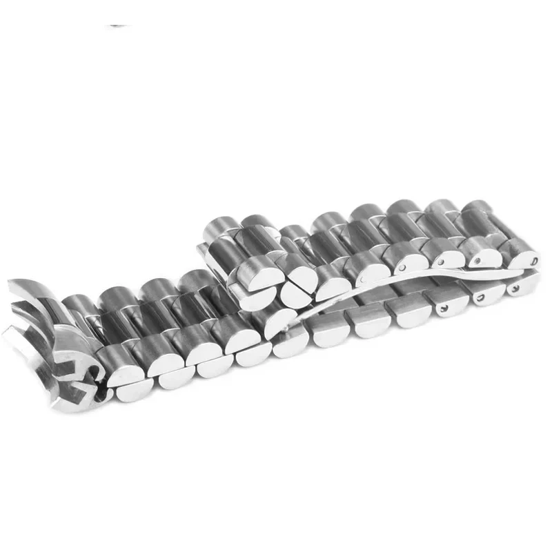 904L الصلبة الفولاذ المقاوم للصدأ ساعة اكسسوارات الفرقة ل رولكس DATEJUST DAY-DATE OYSTERPERTUAL تاريخ الفضة ساعة الأشرطة 20 مللي متر 21 مللي متر