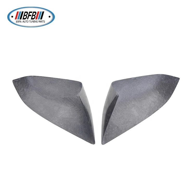 Custom Forged Carbon Fiber Mirror Cover Add on Style for Tesla Model S 2014-2021