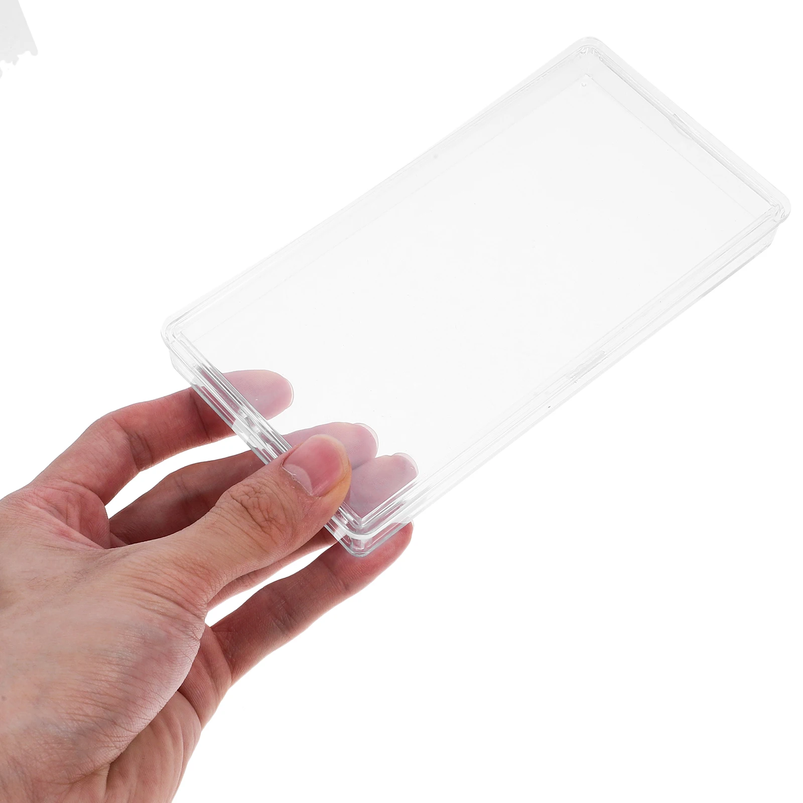 

Durable Abs Material Paper Money Storage Box Banknotes Holder Stamp Protective Cover Note Card Organizer