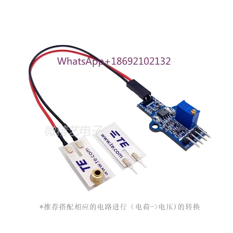 Piezoelectric Thin Film Pressure Sensor Vibration PVDF LDT0-028K Original Equipment
