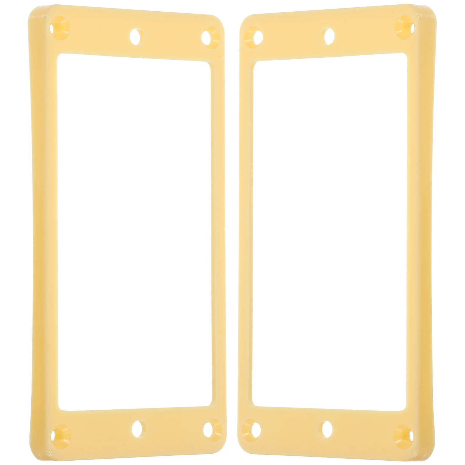 

2 Pcs Guitar Electric Pickups Frame Pickups Frame Electric Bass Sound Pickup Cover Plastic Protective Guitar Pickup Frames