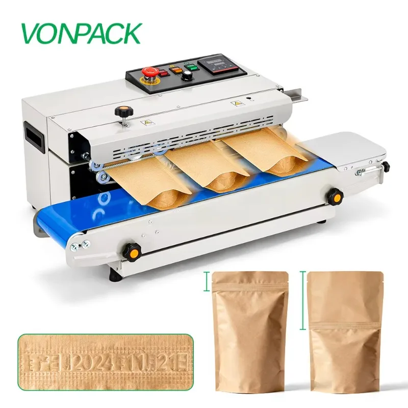 L2  Small Size Conveyor Heating Sealer Continuous Deeper Sealing  Handbag Sealing Machine