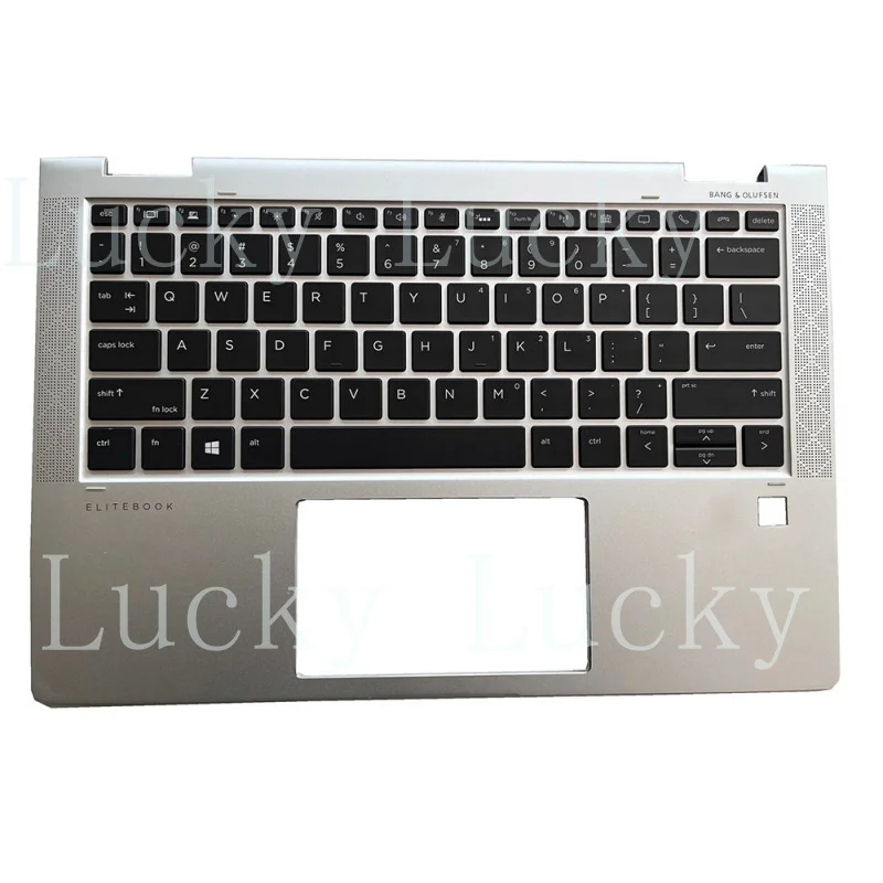 

Клавиатура и подставка для рук (пальмрест) для HP EliteBook X360 1030 G4 L70777-001, с подсветкой, серебристые