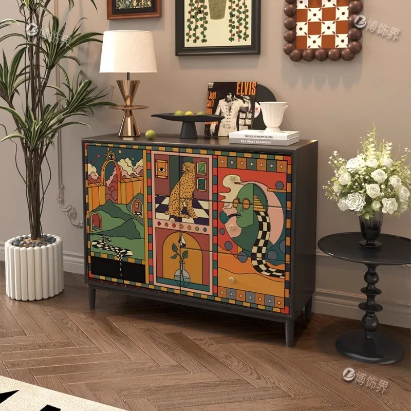 

Librero Display Living Room Cabinets Nordic Console Luxury Wood Accent Cabinets Organizer Storage Craft Cajonera Home Furniture