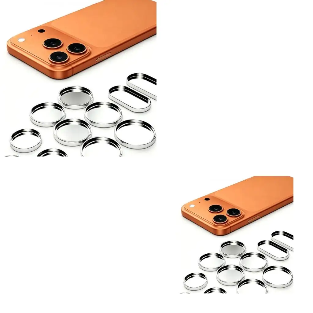 MultiSize Aluminum Lens Shield Kit For Phone X To 17 Camera Cover Securely Fit During Light Screen Removal Process high quality